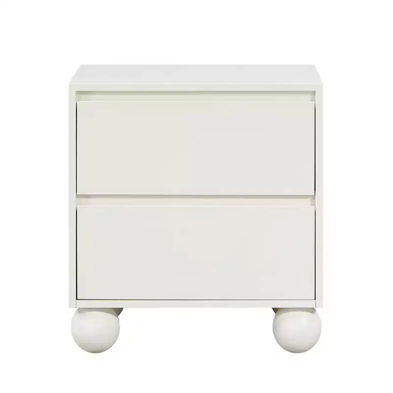Meridian Furniture,Kent Cream Nightstand