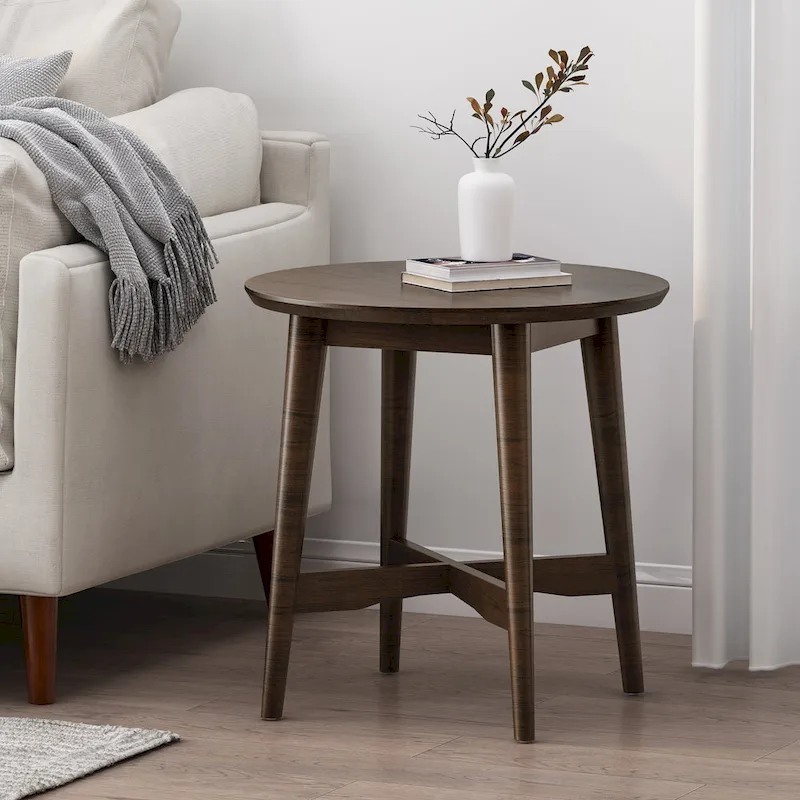 Indoor Wood End Table