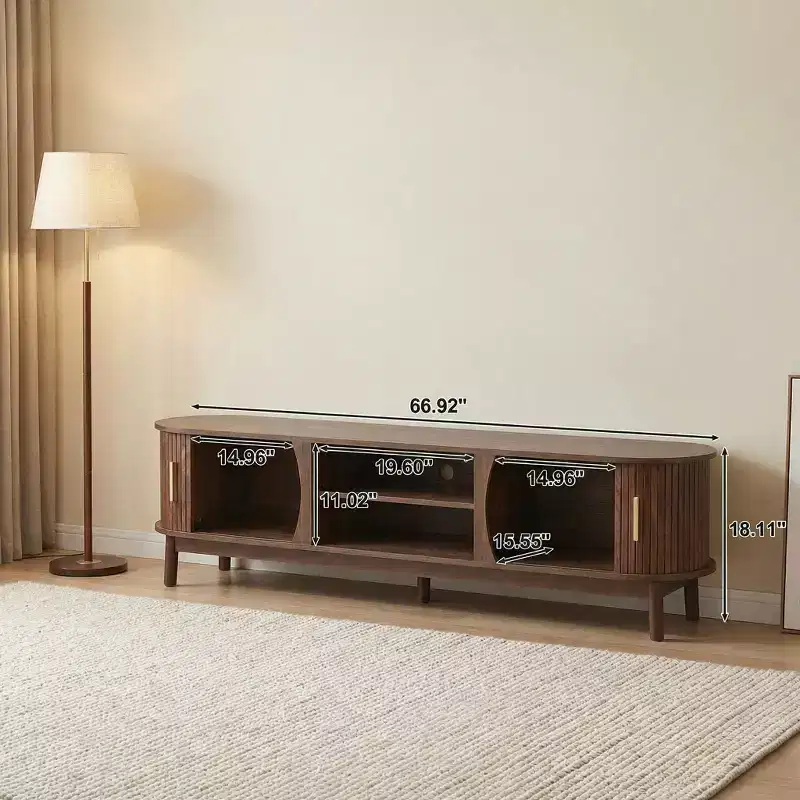 Modern Farmhouse TV Stand for 75