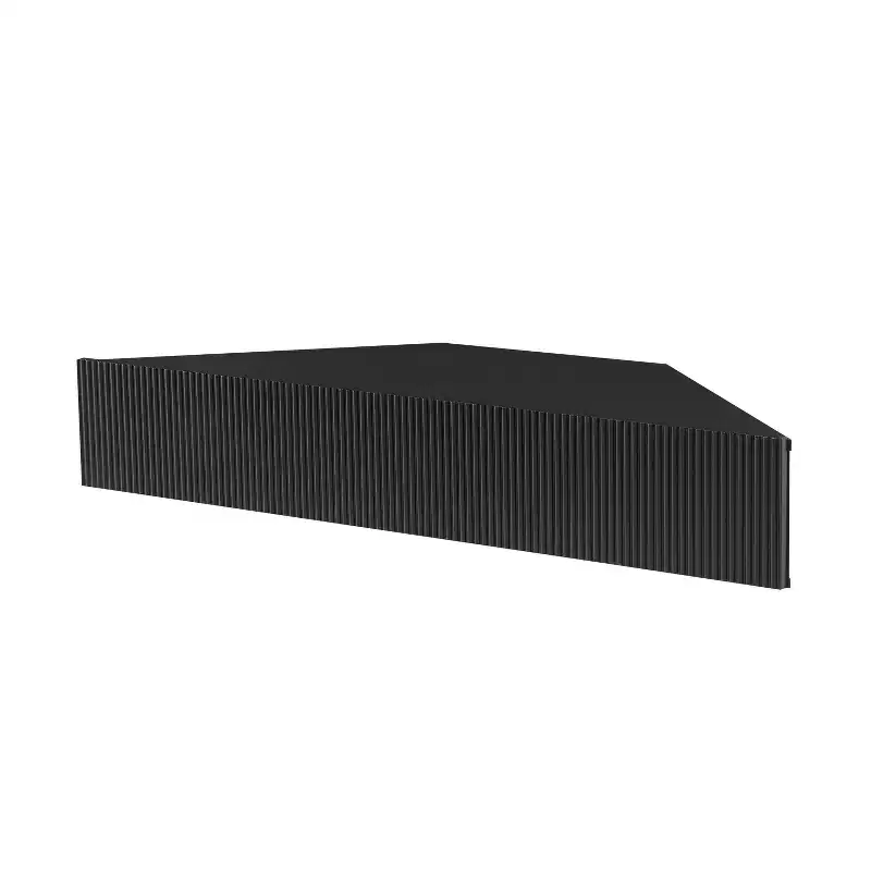 Mid-Century Modern 3-Shelf Corner Floating TV Stand for TVs up to 50