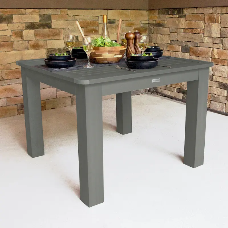 HIGHWOOD Square Outdoor Dining Height Table 42x42