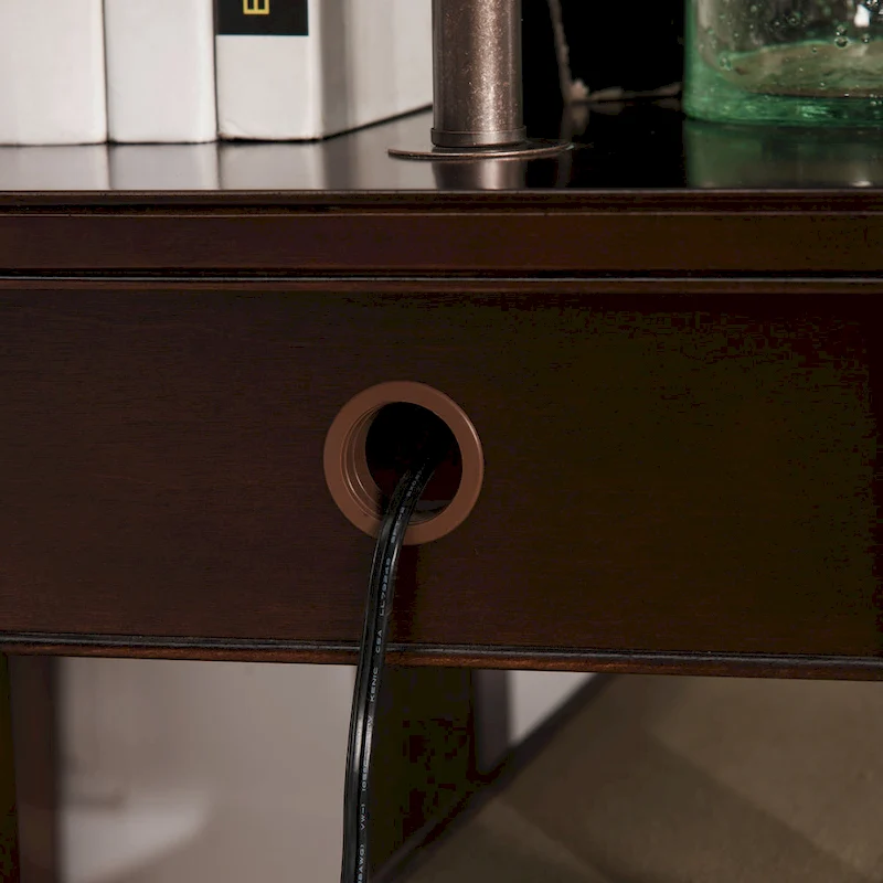 Leick Home Laurent One Drawer Swing Arm Lamp Side Table