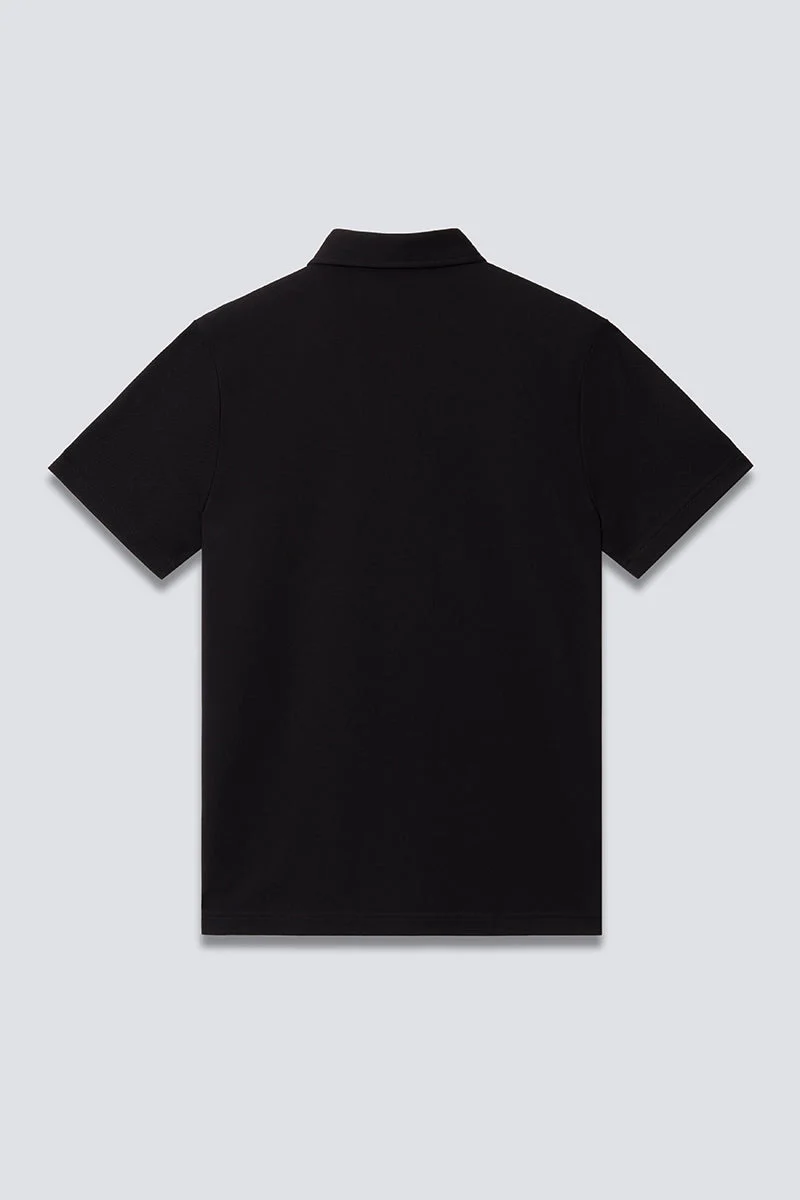 Pique Polo – Black