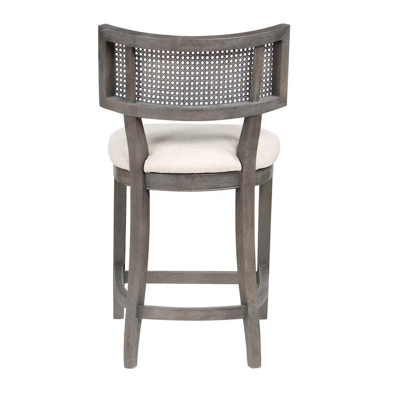 Berwil Wooden Cane Back Counter Height Chairs by Furniture of America