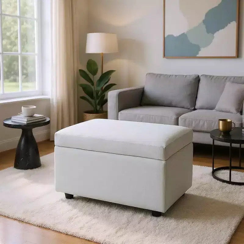 Multi-Functional Storage Stool, Seating & Storage in One, Living Room Entryway