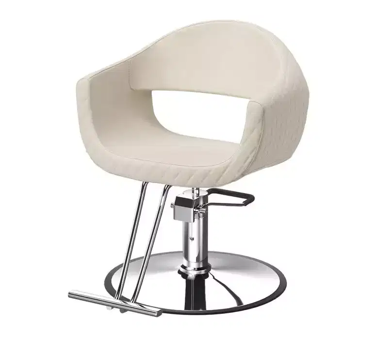 Extra Wide Rhombus Stitch Pattern Hair Stylist Salon Chair