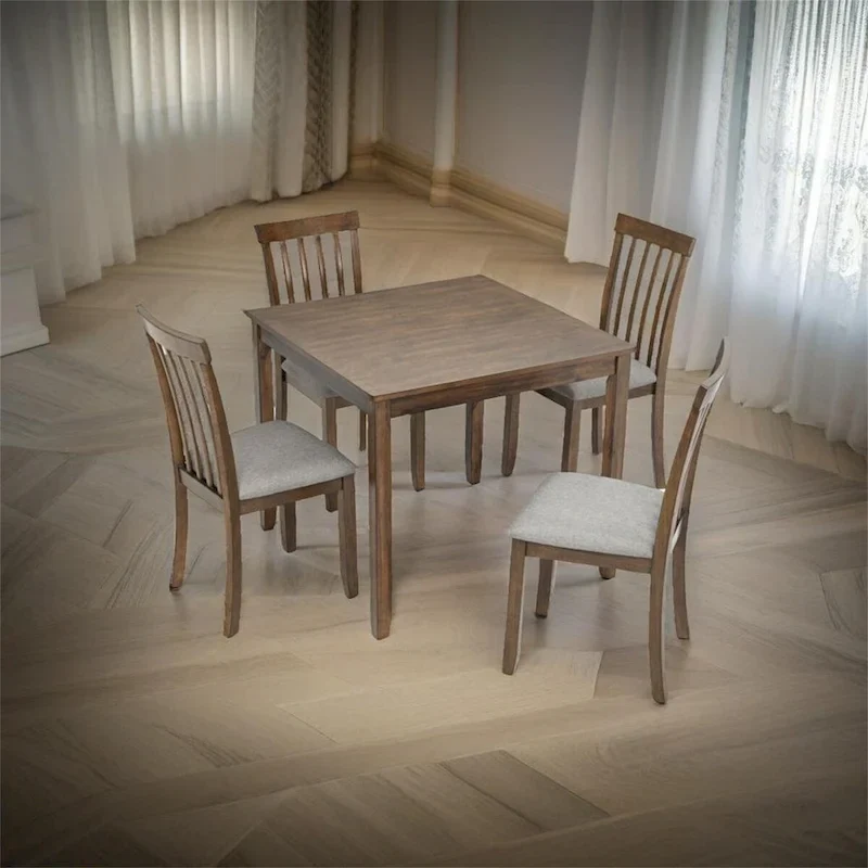 Wooden Dining Rectangular Table for 4