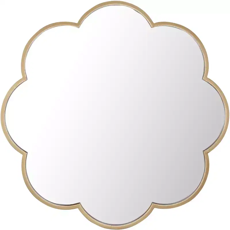Round Wall Mirror 28 x 28, Gold Framed Decorative Mirror