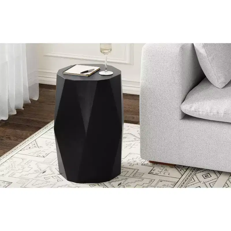 Saber 15 inch Wide Solid Mango Contemporary End Table, Assembled