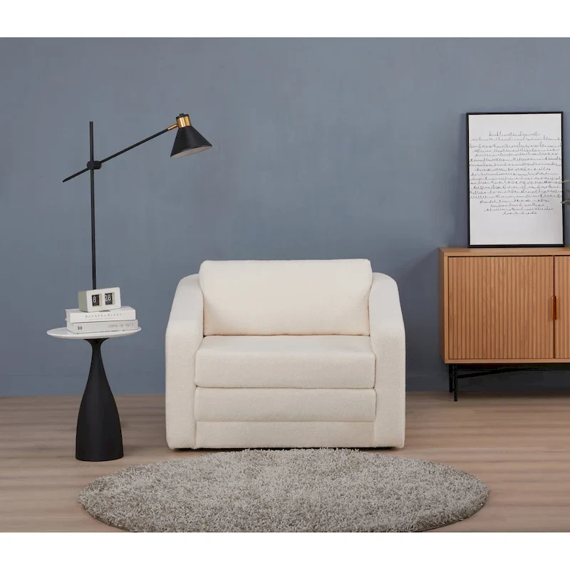 Pala Sherpa Convertible Sleeper Arm Chair Bed