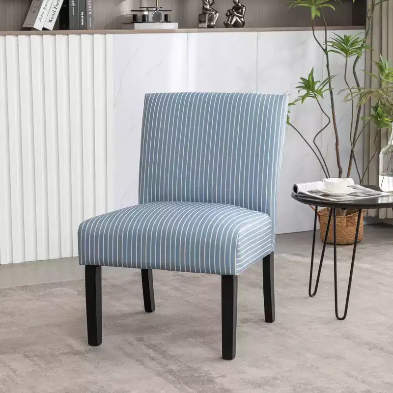 Upholstered Accent Chair, Blue