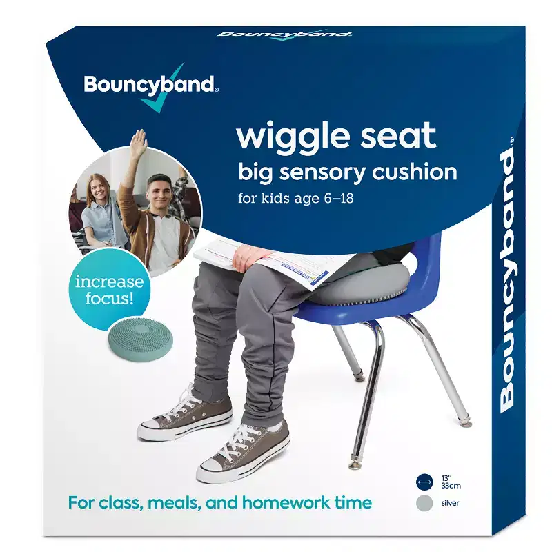Sensory Wiggle Seat Cushion, Silver