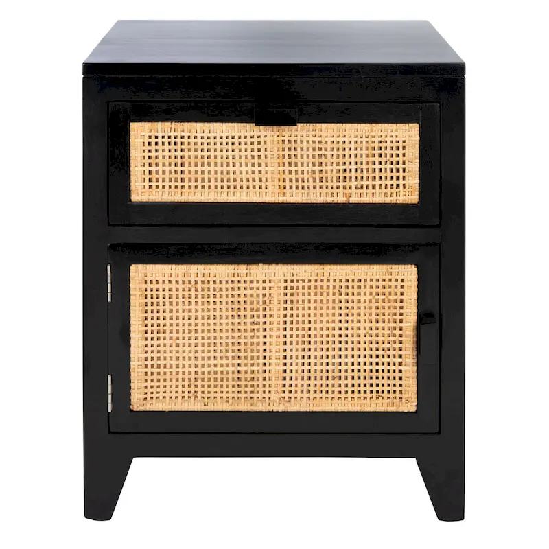 SAFAVIEH Dalia Coastal 1-Drawer 1-Door Nightstand