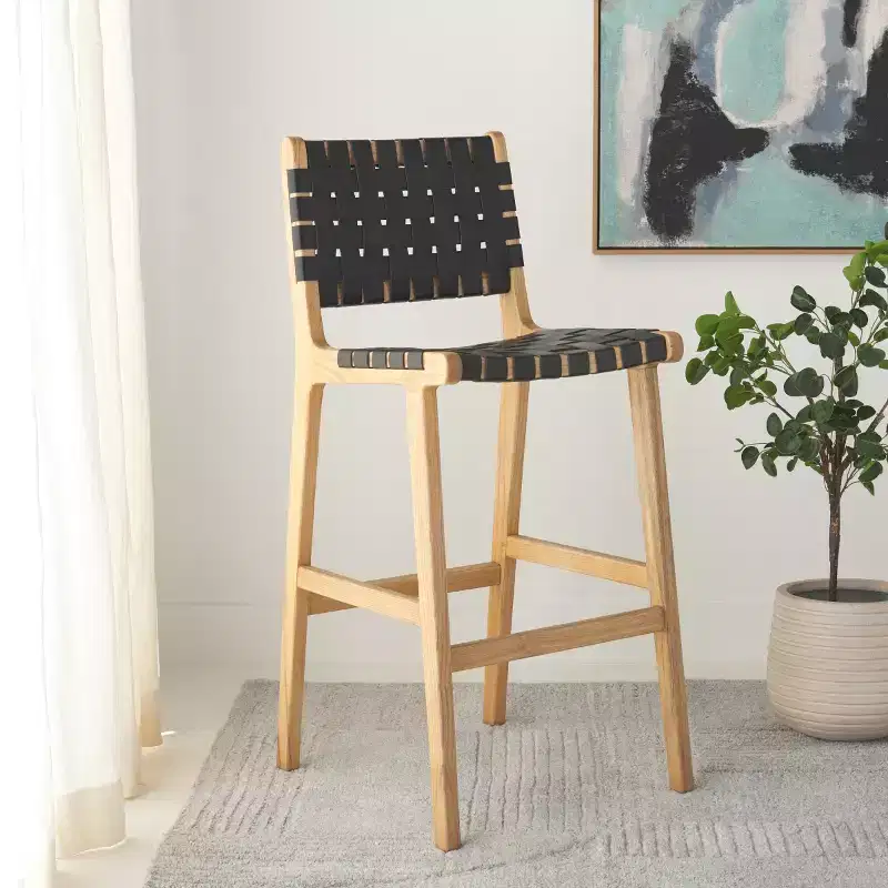 Leather Bar Stool