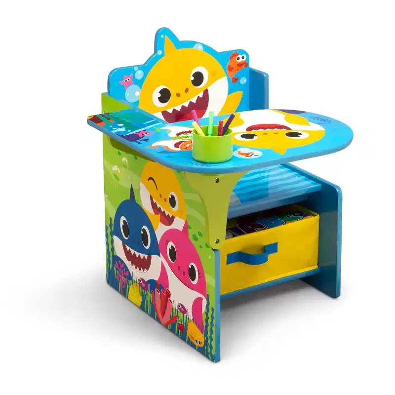 Kids Chair Desk with Storage