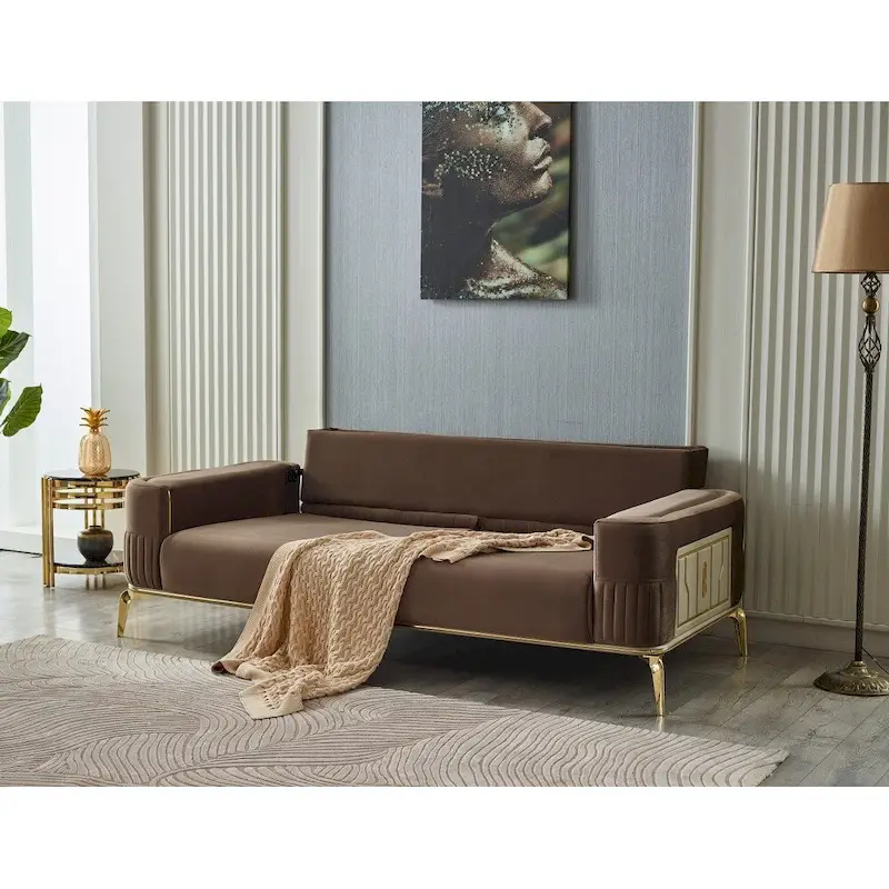 Arianna 4-Pieces Two Sofa Two Chair Living Room Set