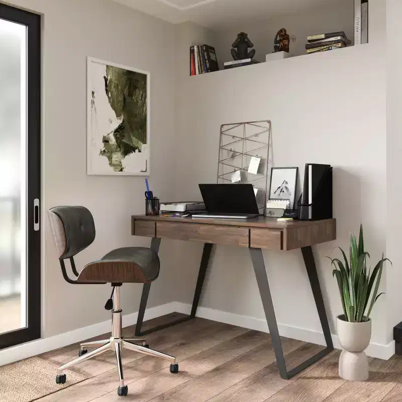 Perry Bentwood Office Chair - WyndenHall