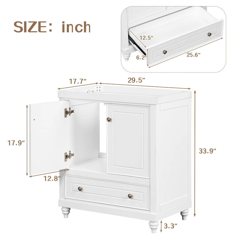 Bathroom Vanity without Sink