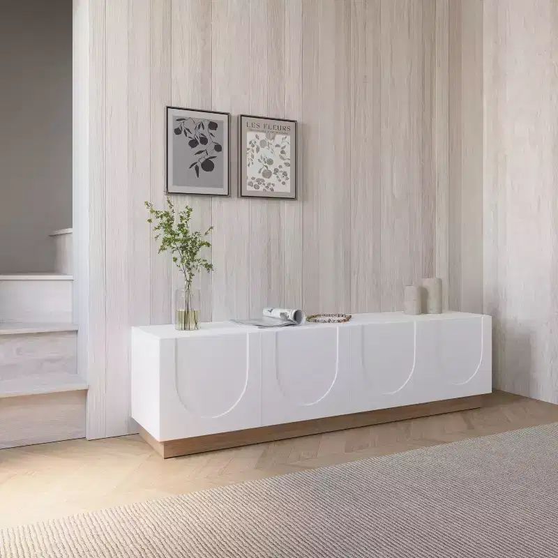 Modern TV Stand Console for TVs up to 80