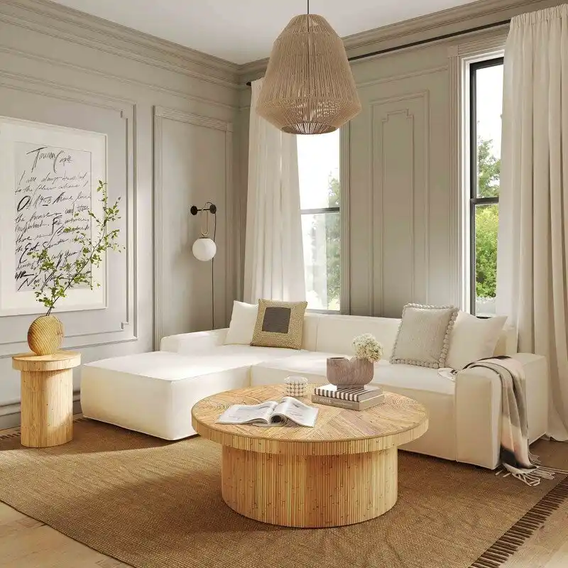 Rattan Side Table