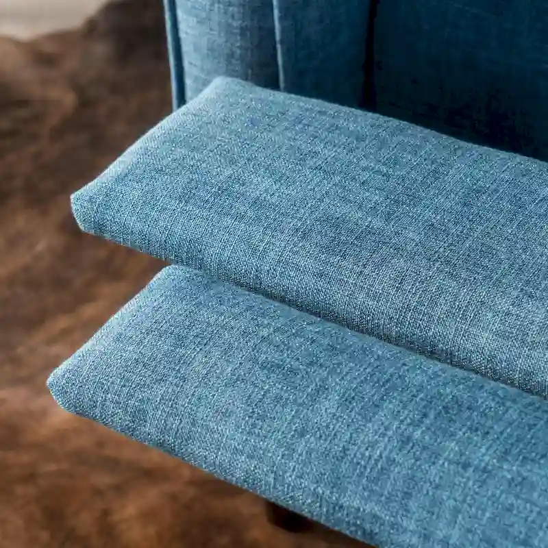Mervynn Mid-Century Modern Button Tufted Fabric Recliner by Christopher Knight Home