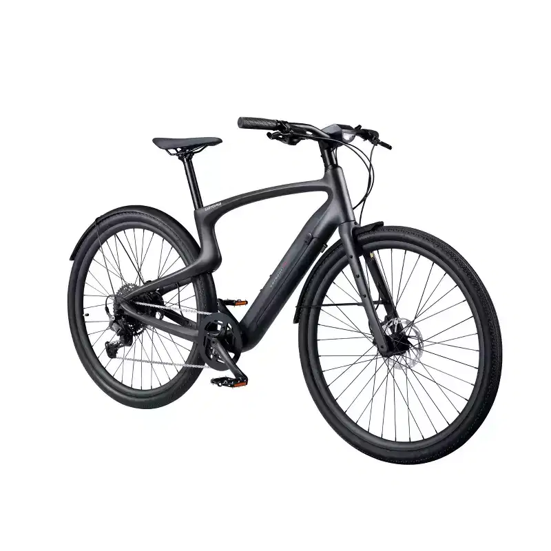 Urtopia Adult Carbon 1 Pro Smart 27.64'' Step-Over Electric Cruiser Bike - Black S