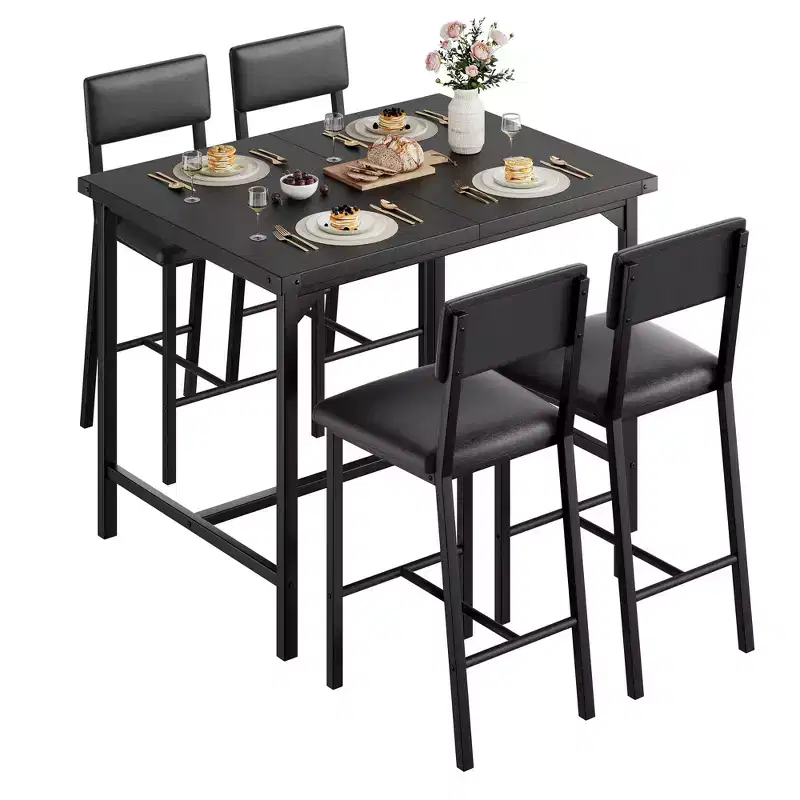 Dining Set - Modern Dining Room Furniture, Kitchen Dining Set, Durable Construction, Space-Saving Design, Stylish and Comfortable