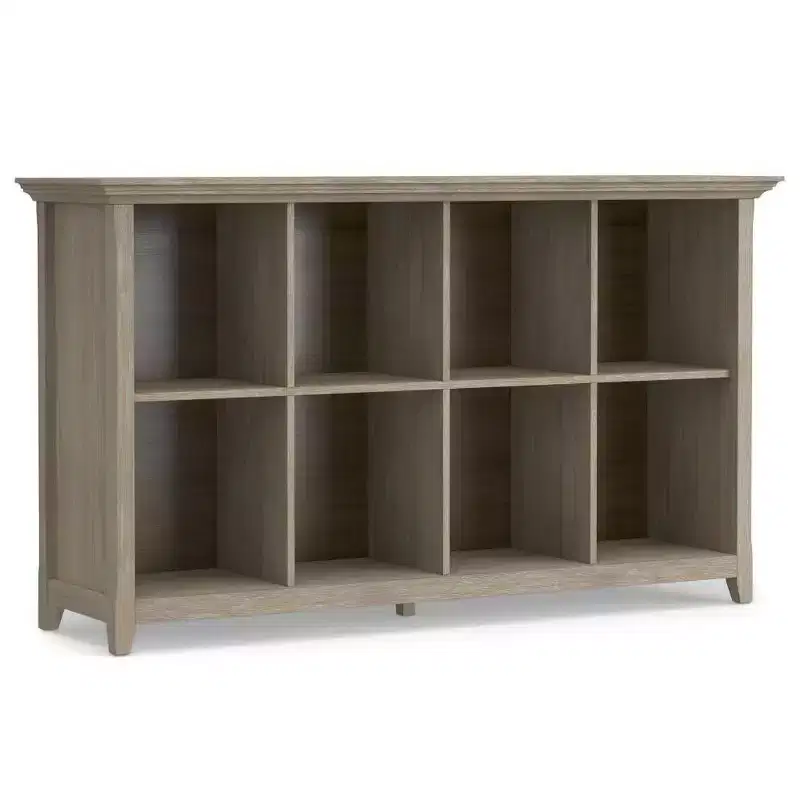 8-Cube Storage Sofa Table – Halifax Style, Multi-Functional Shelving