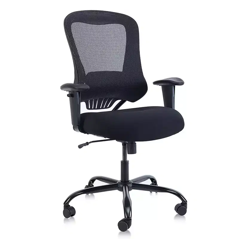 24/7 Shop At Home Grace Ergonomic Office Chair: Adjustable Lumbar, Swivel, Casters