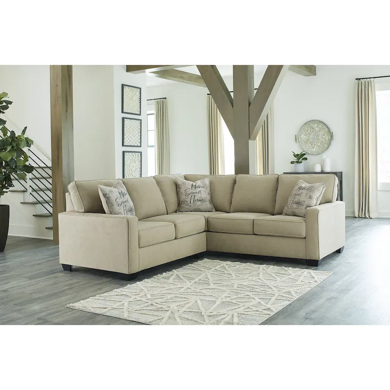 Lucina 2-Piece Sectional - 94W x 93D x 38H