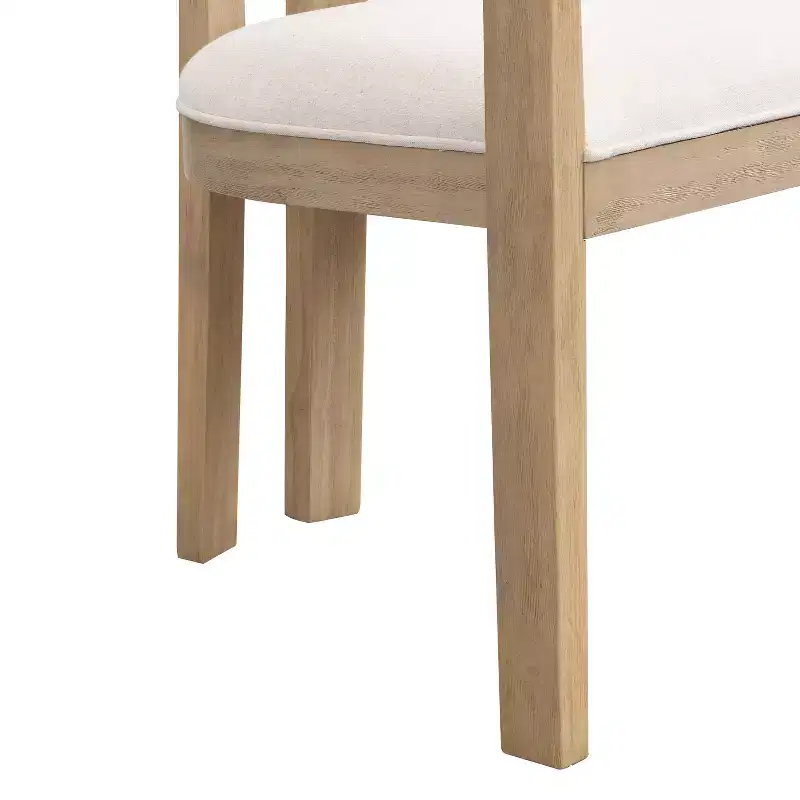 Christopher Knight Home Arkenis 7 Piece Rubberwood Upholstered Dining Set