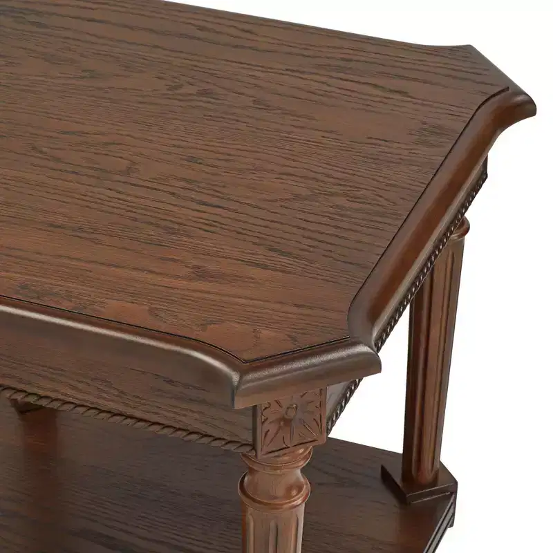 Regency Hill Pullman 22 Wide Distressed Walnut Wood Square End Table