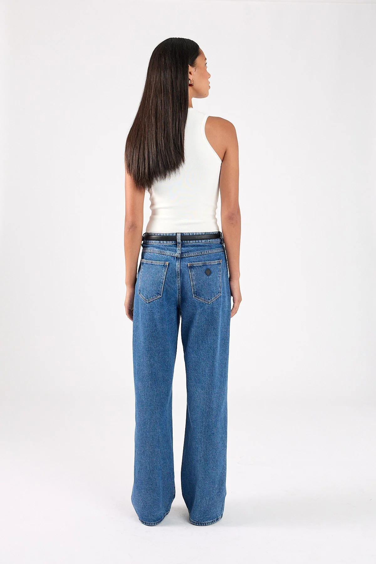 Knit Racer Top White