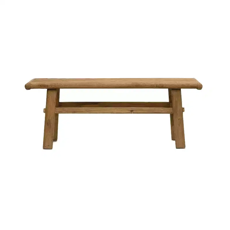 Reclaimed Elm Wood Coffee Table | Natural Finish | 45.25