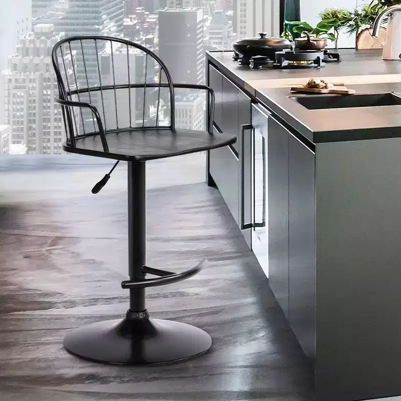 Adjustable Metal Barstool