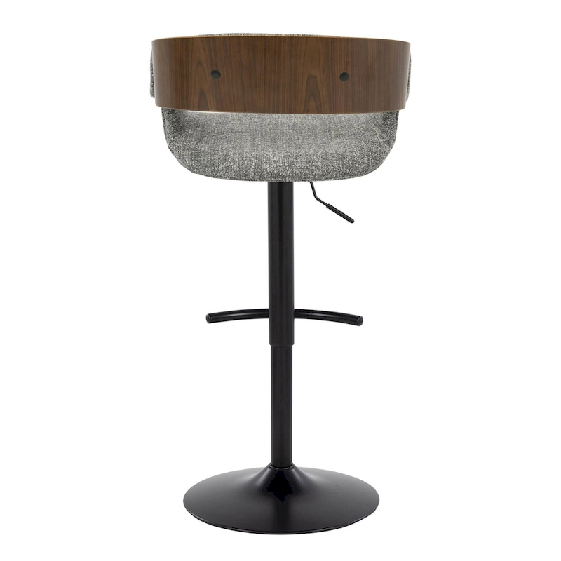 Carson Carrington Gavle Adjustable Bar Stool with Rounded T Footrest (Set of 2)