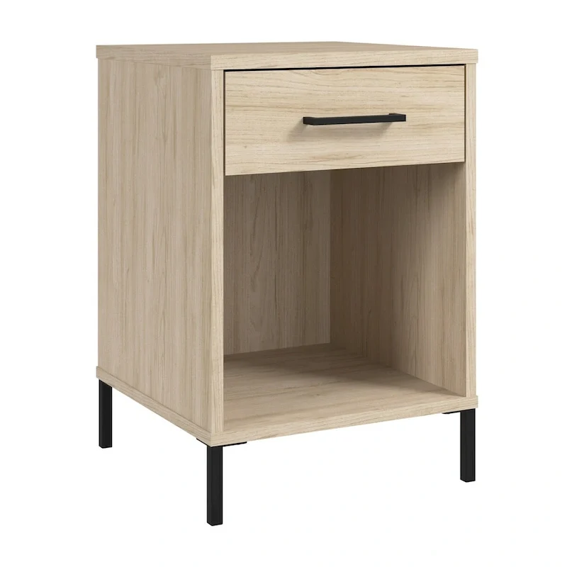 Bush Furniture Essence Living Room End Table with Drawer