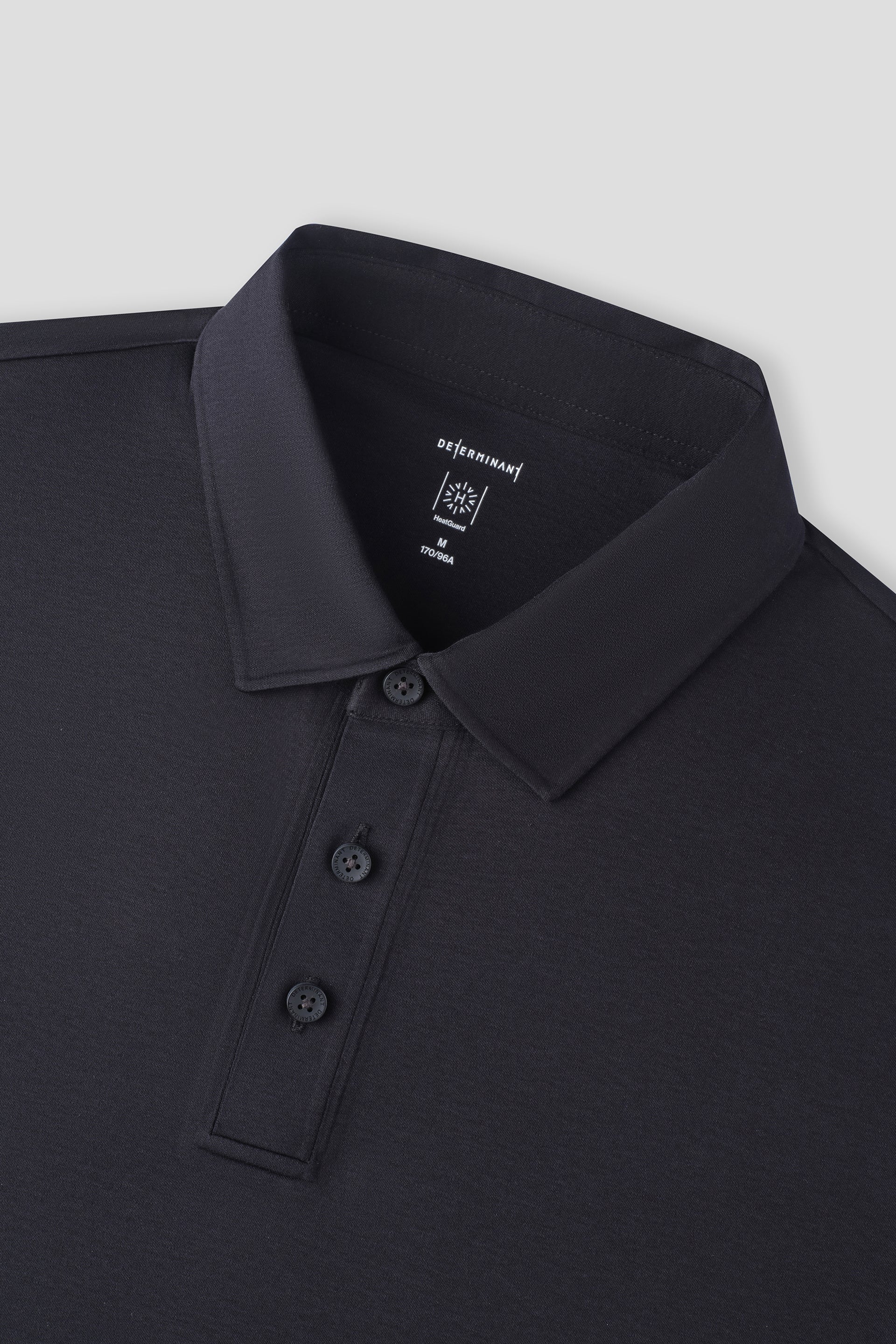 Long Sleeve Polo – Black