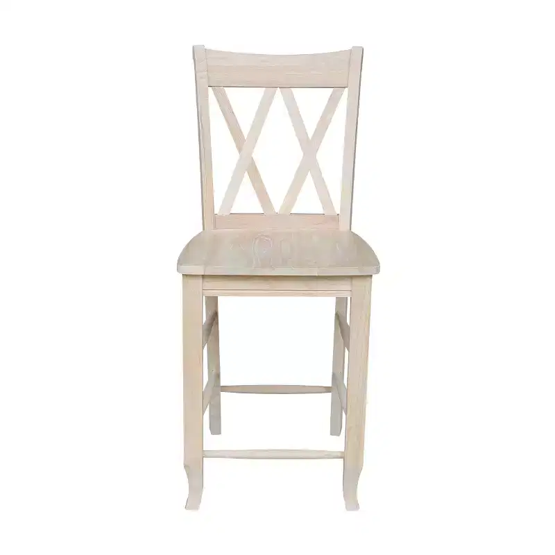 Double X Back Counter Height Barstool
