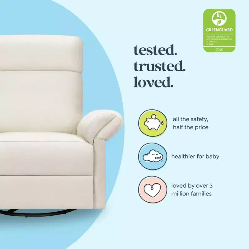 Recliner and Swivel Glider with Adjustable Headrest and Armrests