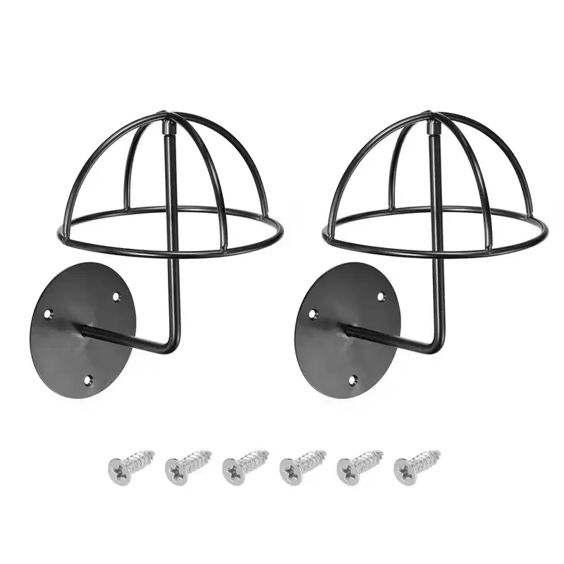 Stainless Steel Anti-Rust Non-Slip Hat Wig Display Stand Rack 2 Pcs