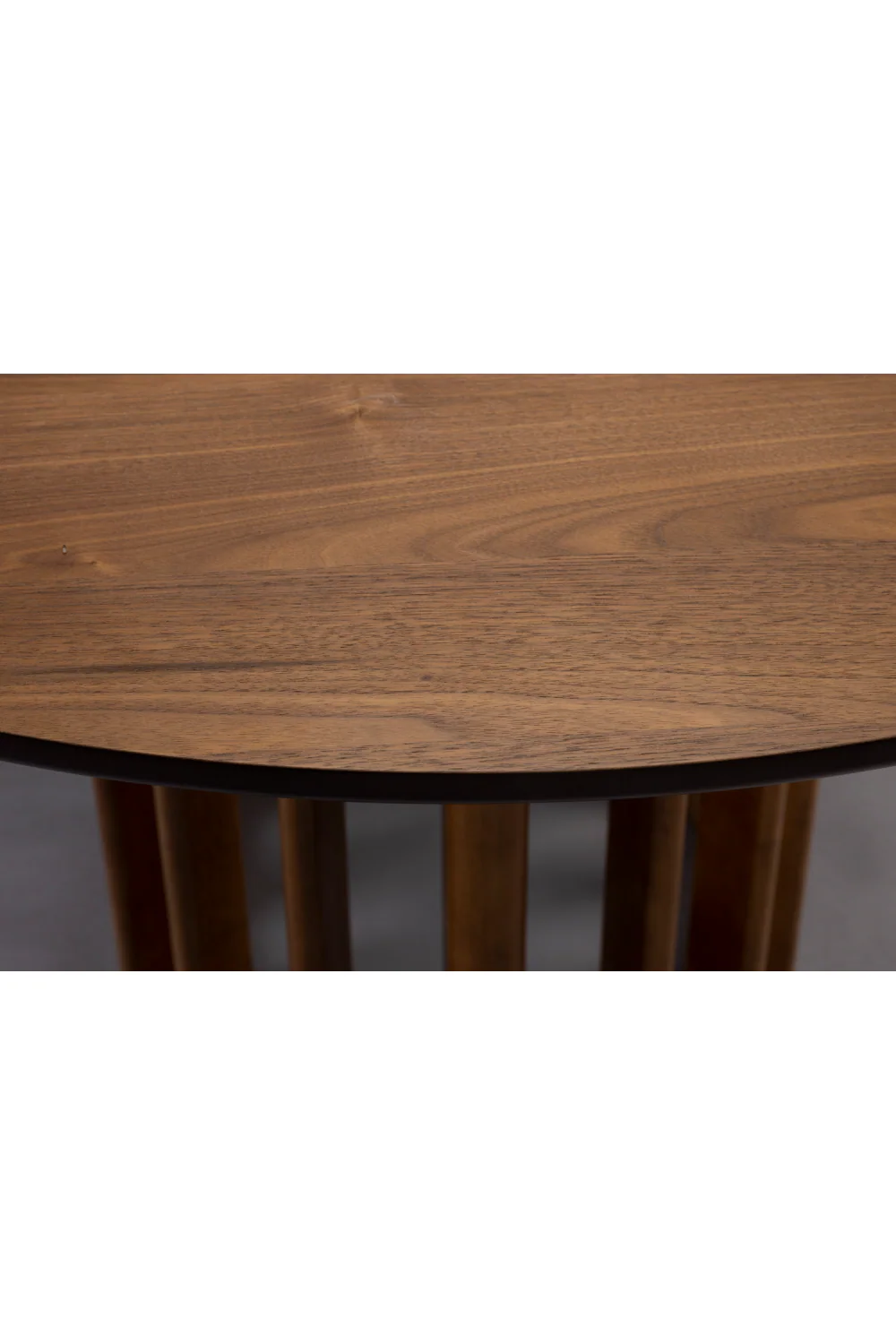 Round Oak Modern Dining Table