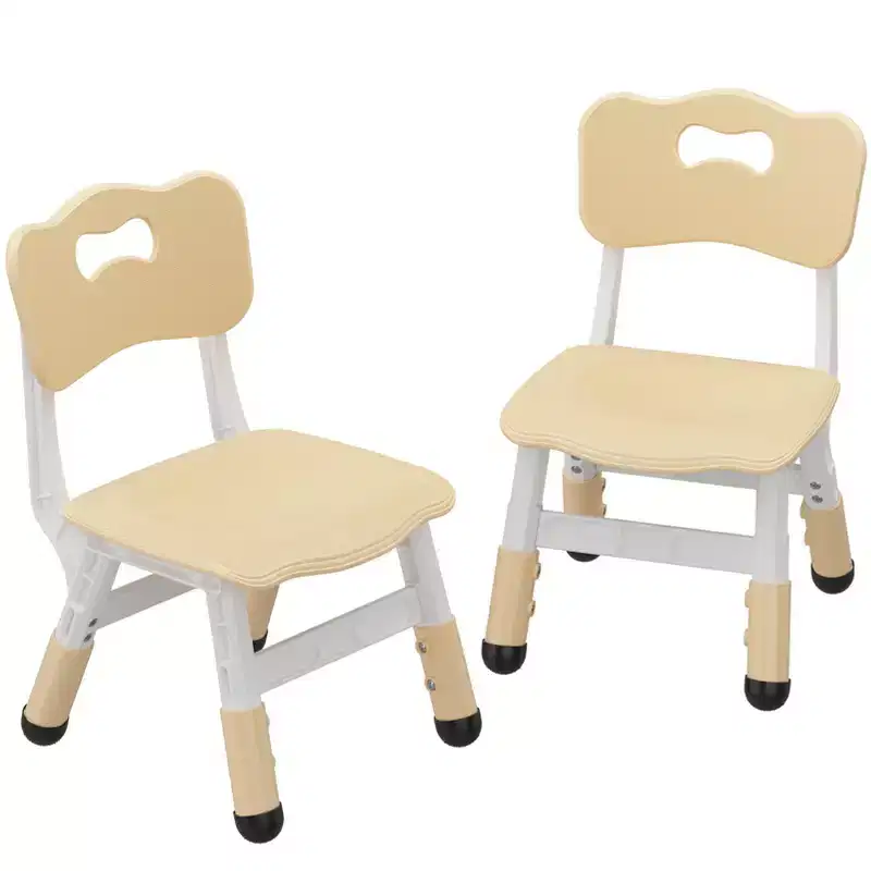 2pcs Adjustable Kids Chair for Children Age 2-8 Family School Home Daycare Use