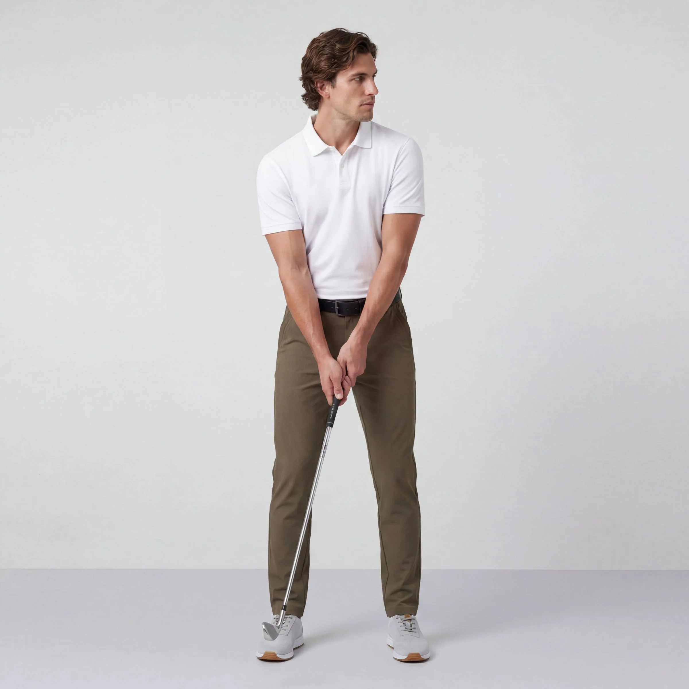 Piqué Polo - True White