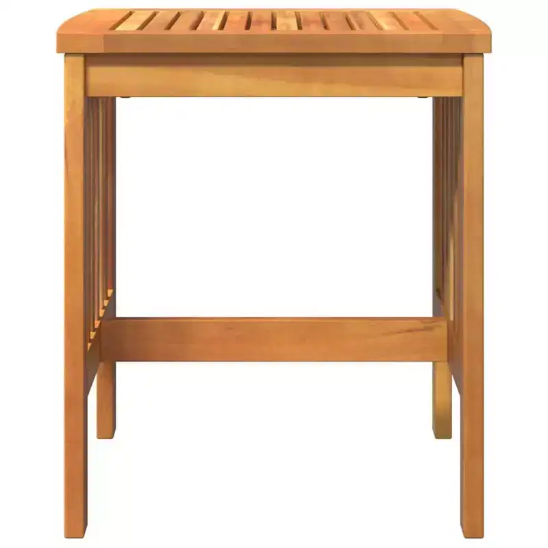 vidaXL Side Table Oil Natural Solid Acacia Wood