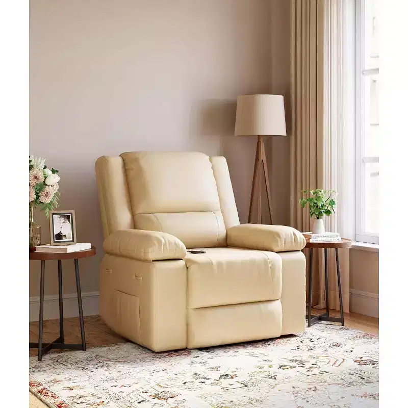 Power Lift Recliner Chair - Heat and Massage, Adjustable Back and Legs, Designed for The Elderly and People with Mobility Impaired