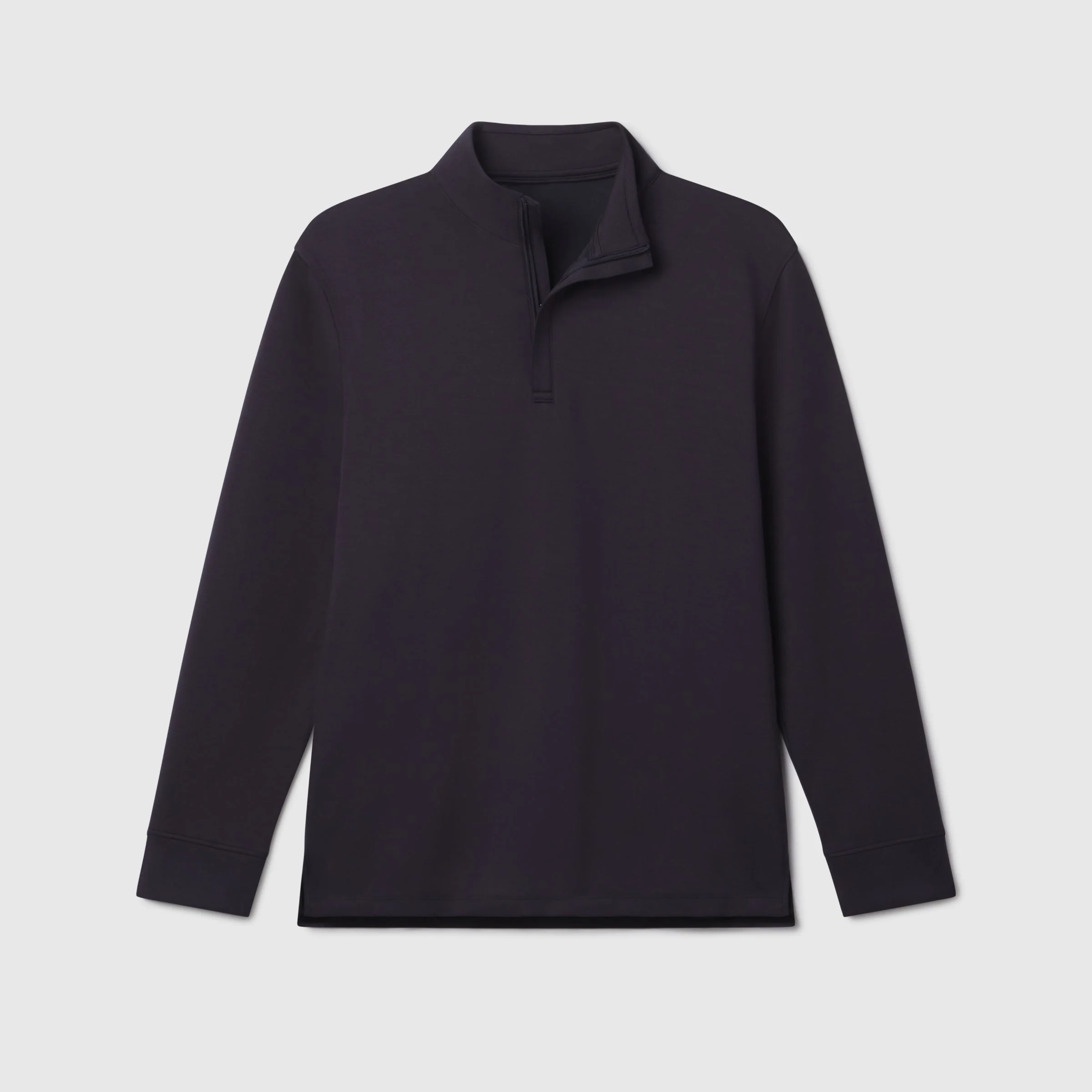 Deep Blue Quarter-Zip Sweater