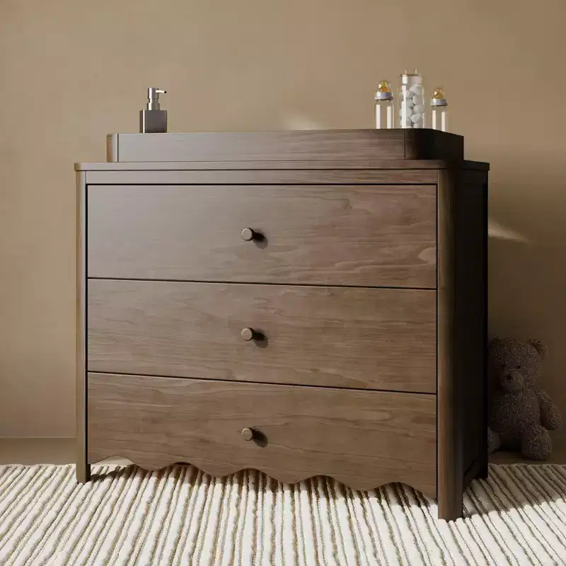 Casablanca 3-Drawer Dresser with Removable Changing Topper