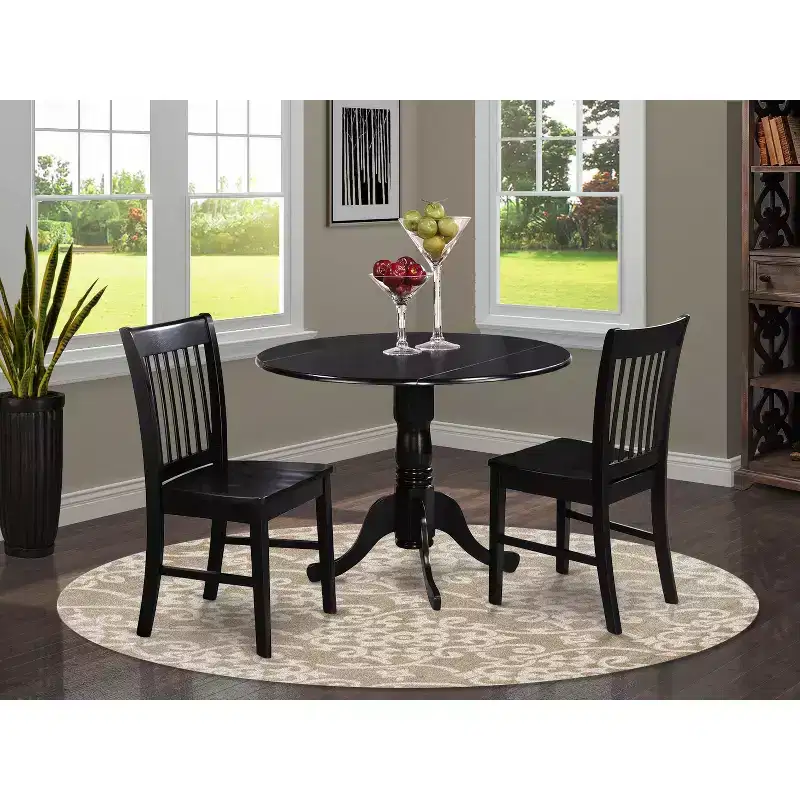 Small Kitchen Table Set-Round Kitchen Table And 2 Chairs