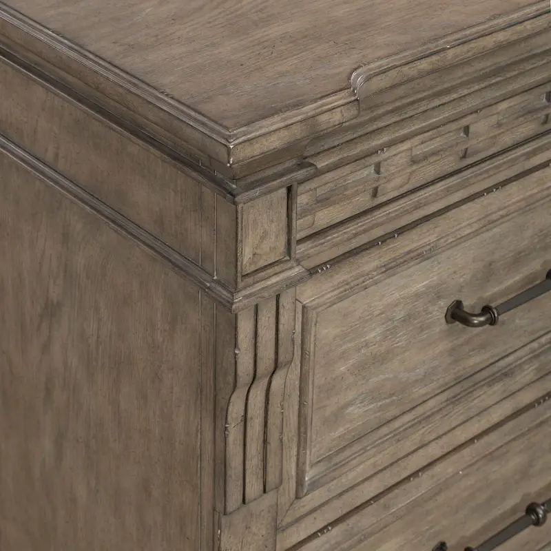 Town & Country 3-Drawer Bedside Chest with Charging Station